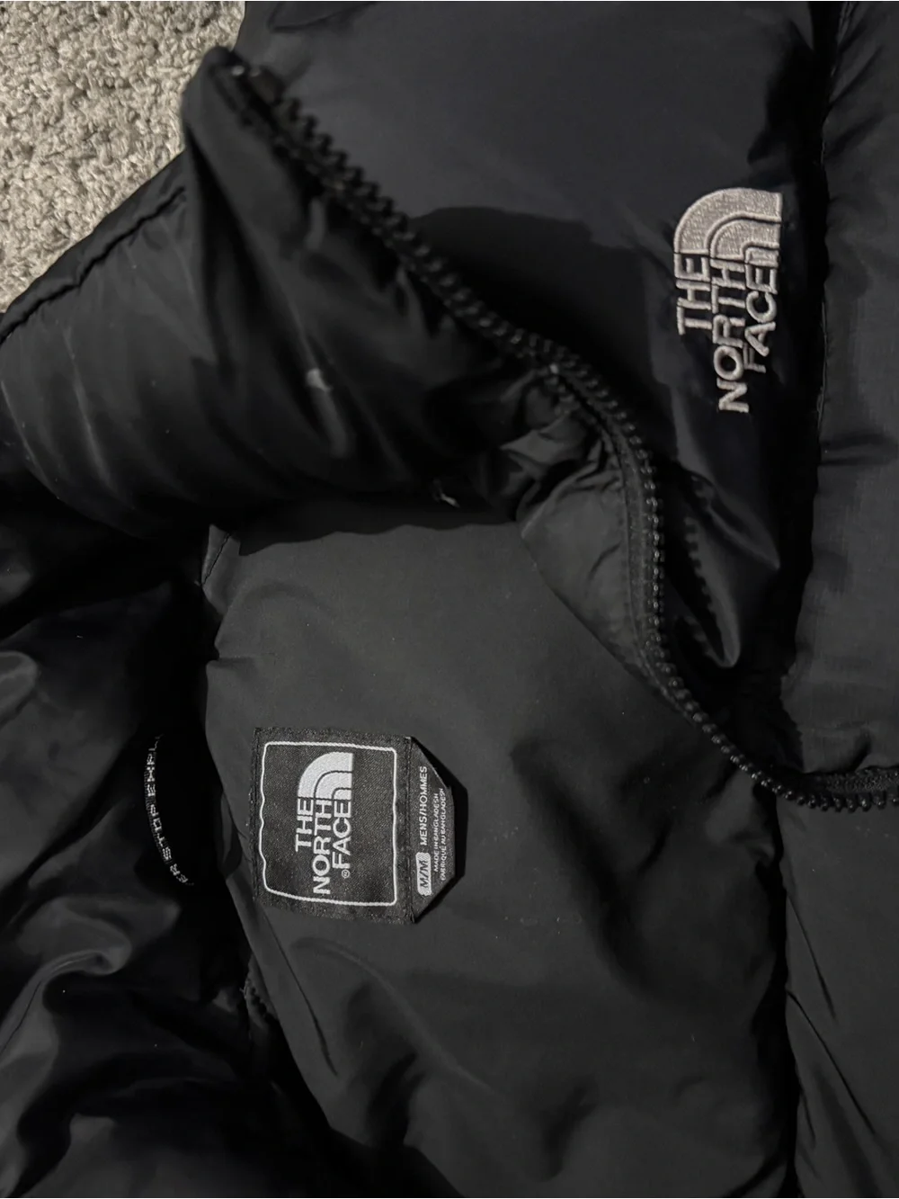 The North Face Men's Black Puffer Jacket - Down Insulated